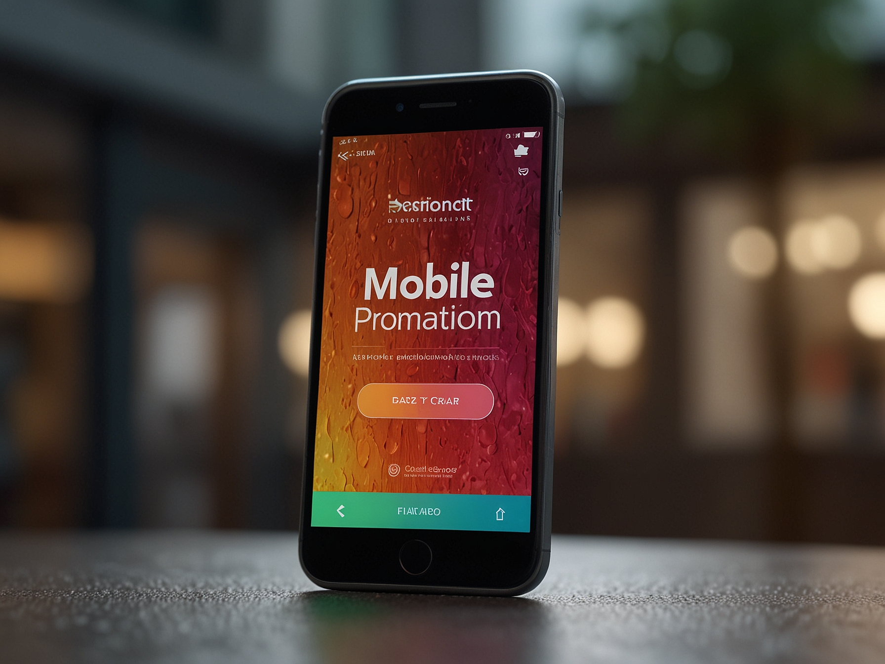 Mobile promotion visual