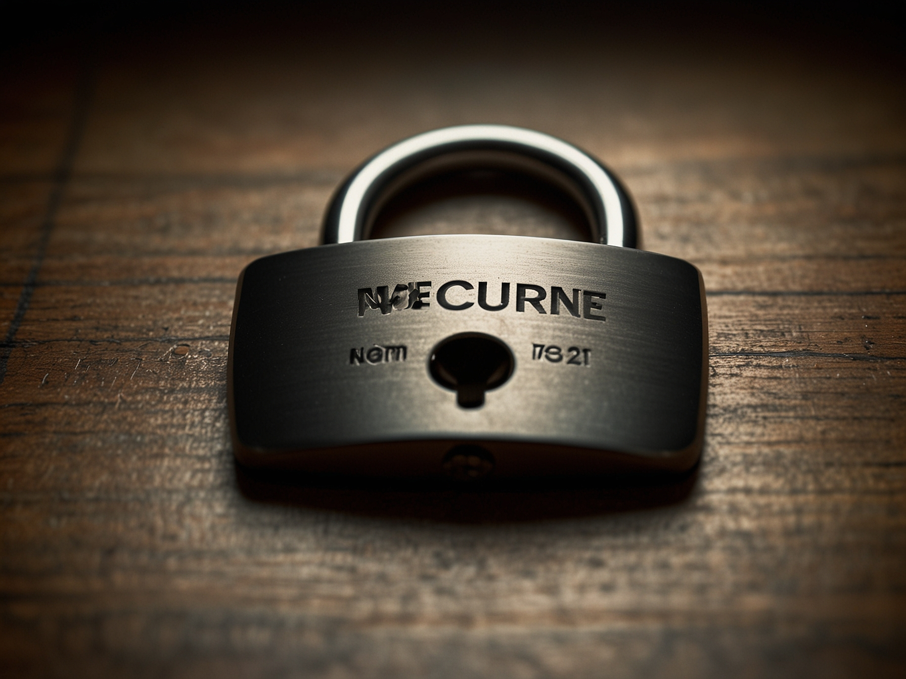 Secure login illustration with mobile device and shield